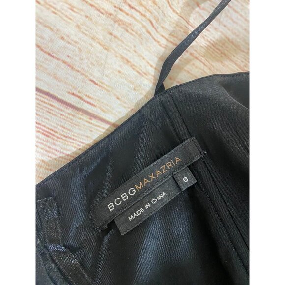 BCBGMaxazria Women's 100% Silk Sleeveless Bubble Dress - 6 - Picture 12 of 13